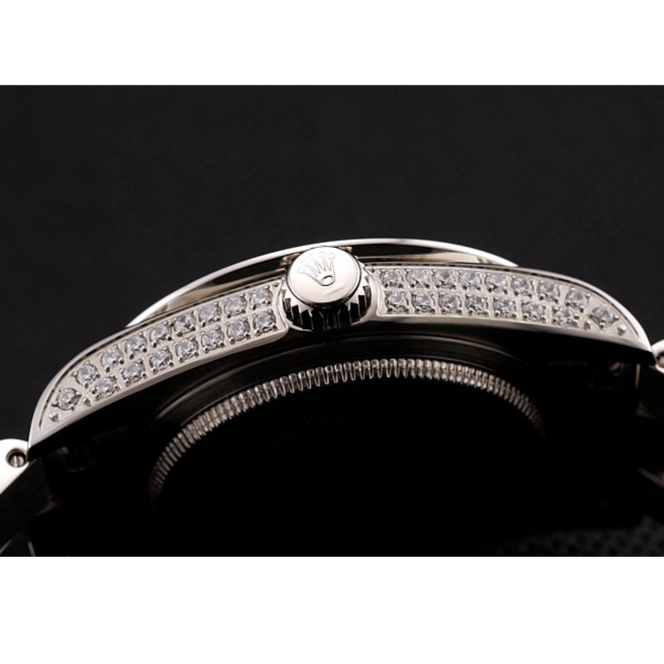Rolex aaa copy Dial Diamond Pave Diamond Case 1453950 Day-Date Swiss Diamond Bracelet Rolex 0619